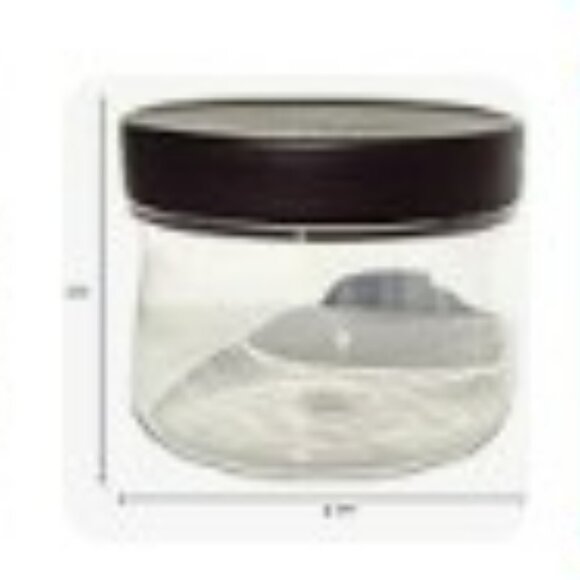 Tupperware Counterscaping Dry Container 19oz Jar and Spoon Clear with Black Lid! - Picture 4 of 12